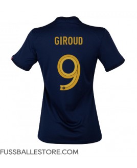 Günstige Frankreich Olivier Giroud #9 Heimtrikot Damen WM 2022 Kurzarm